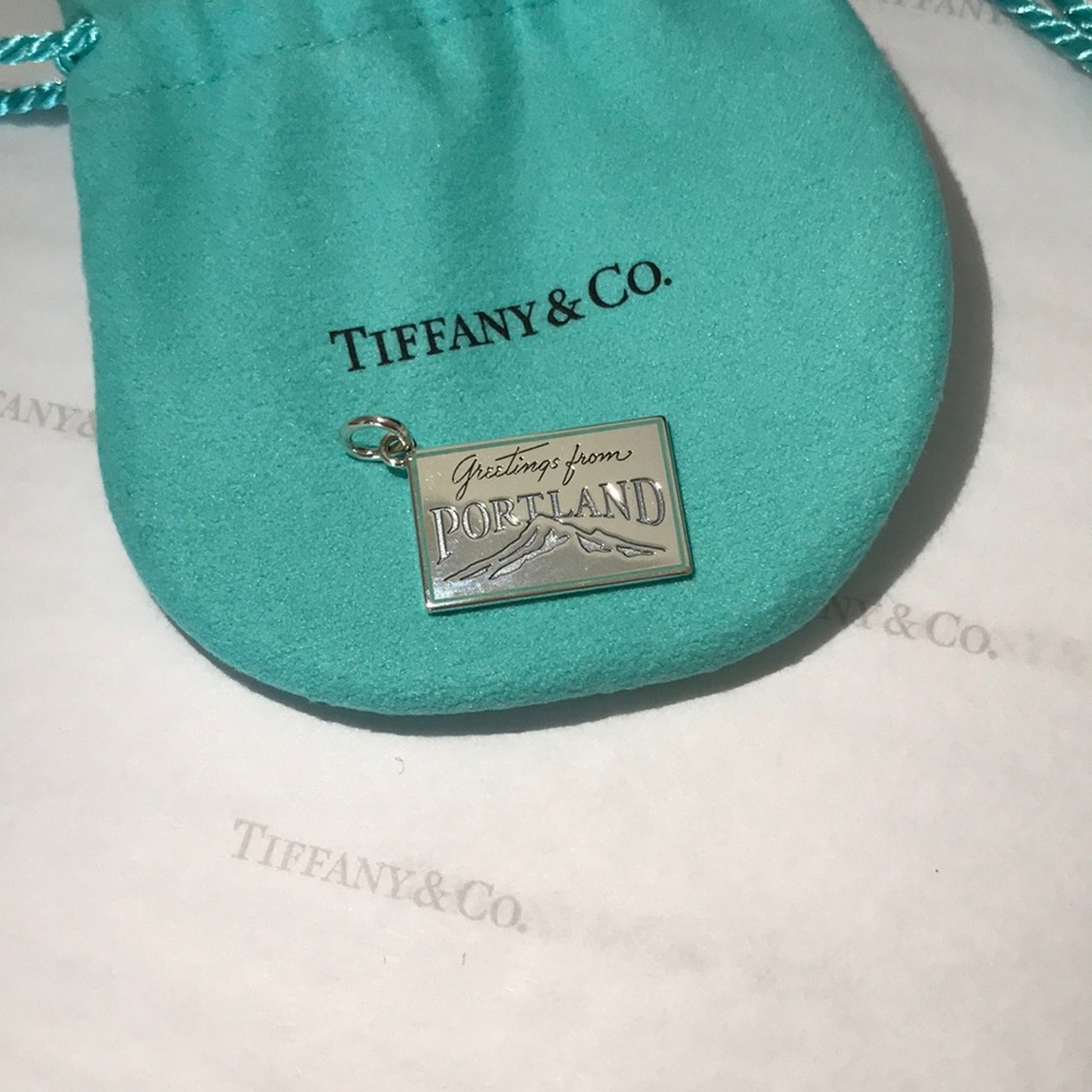 Tiffany & Co. Portland Postcard Charm